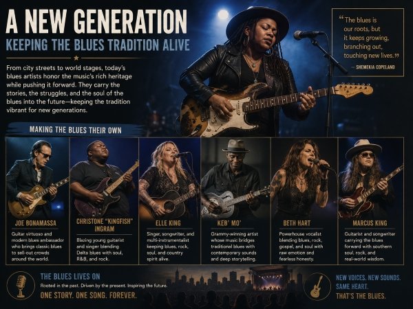 Contemporary blues artists keeping the tradition alive